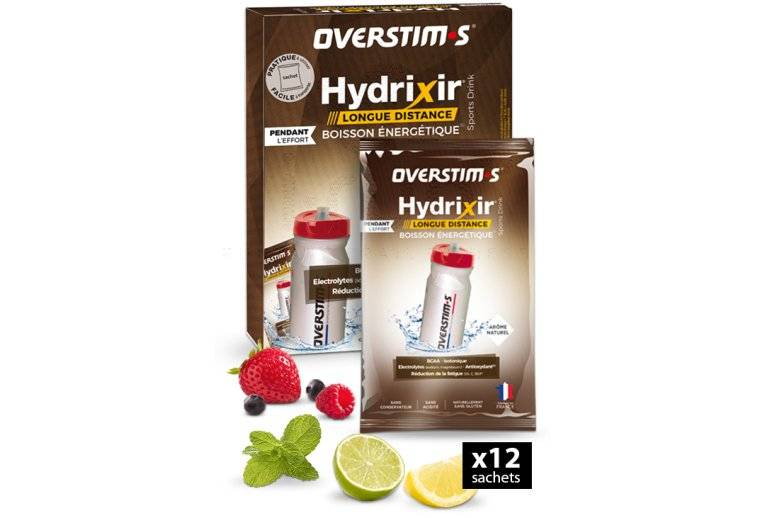 OVERSTIMS Hydrixir Longue Distance 12 sachets - Assortiments d'ar�mes 