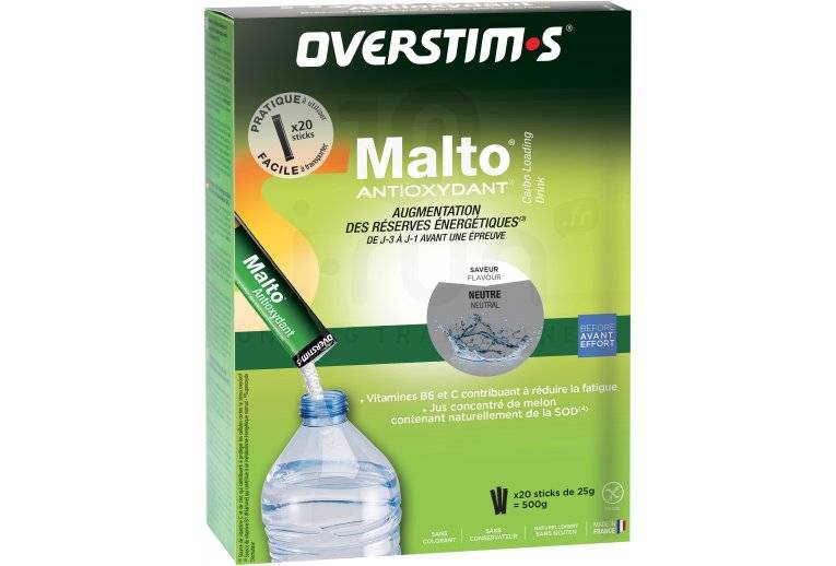 OVERSTIMS Malto Antioxydant 20 sticks - Neutre 