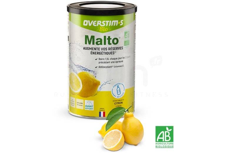 OVERSTIMS Malto Bio 450 g - Citron 