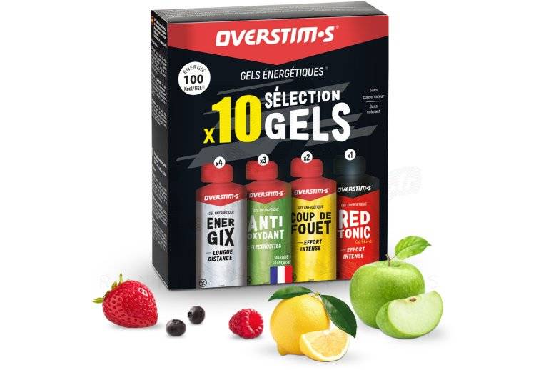 OVERSTIMS Pack nergtique Slection Performance Liquide 10 Gels 