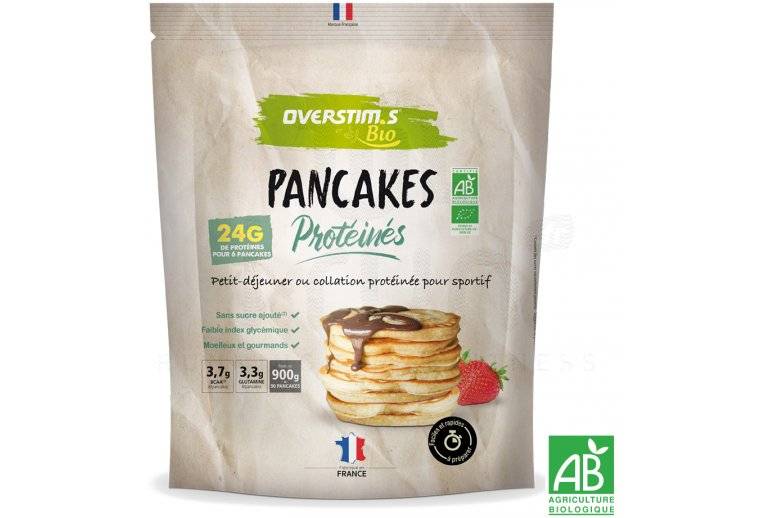OVERSTIMS Pancakes Protins Bio 900 g - Nature 