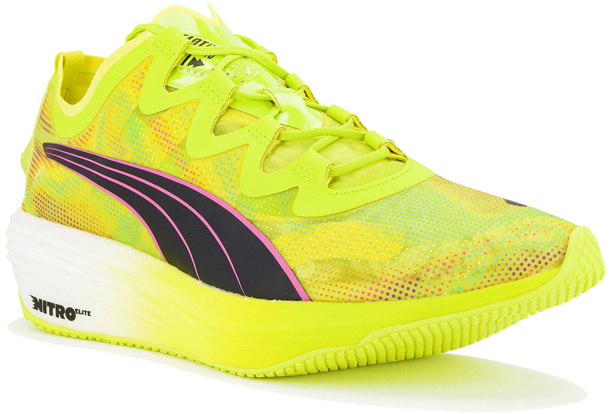 Running Cdiscount Chaussure Sport Nitro Chaussure Puma Femme Jaune