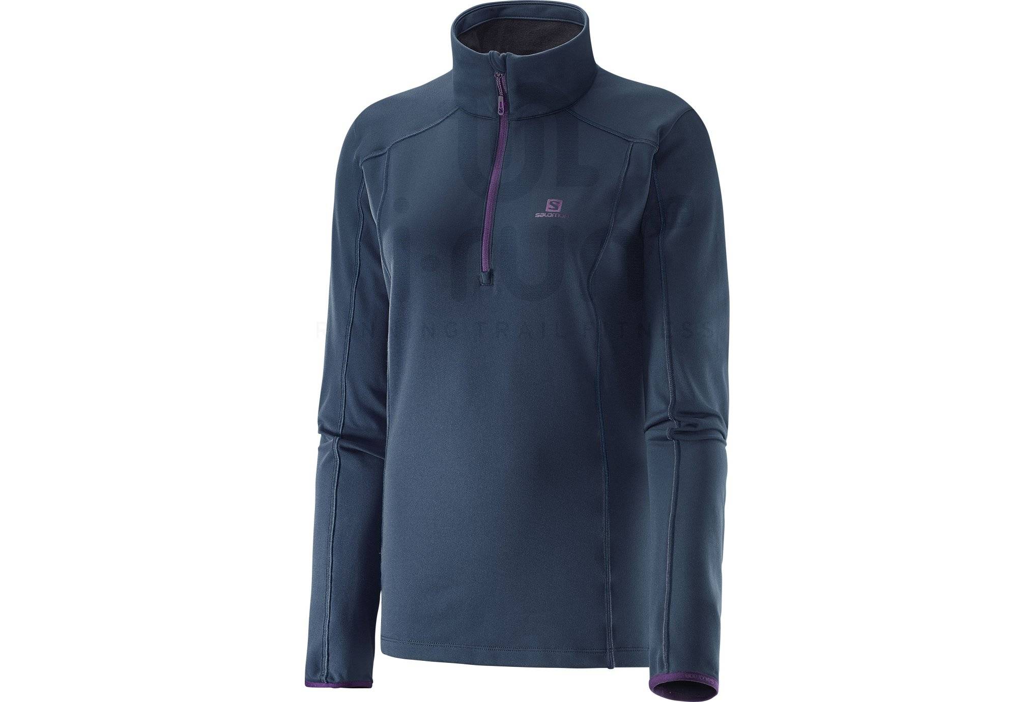 Salomon Maillot Discovery HZ TR Midlayer W Manches femme pas
