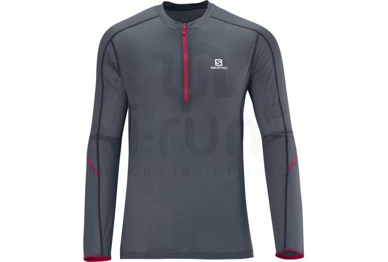 Salomon Maillot Trail Runner LS Zip M 