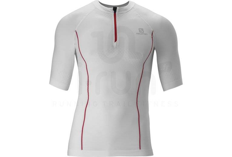 Salomon Tee-shirt Exo Motion manche 3/4 1/2 zip 