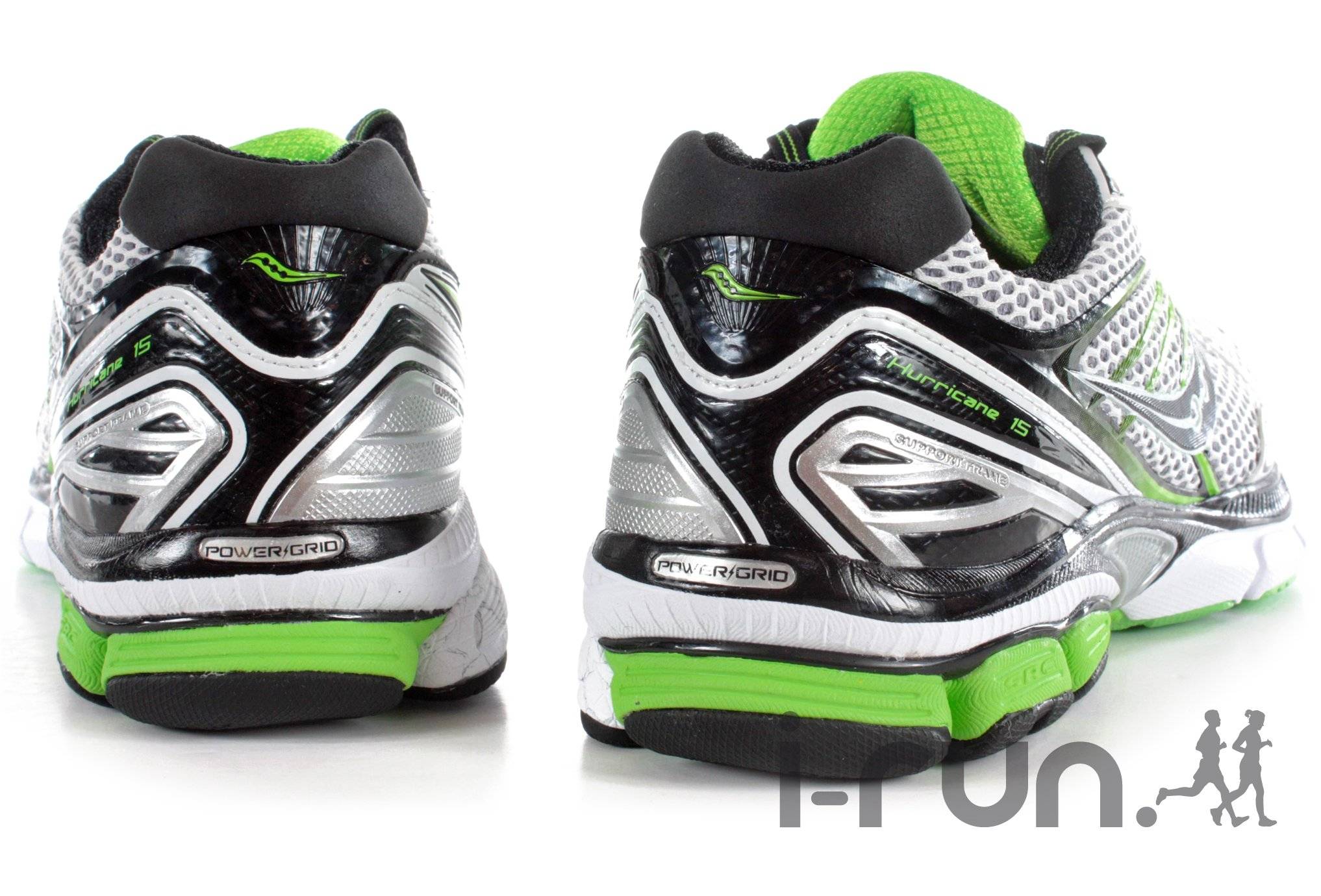 Saucony Powergrid Hurricane 15 M homme en destockage 20178 5 WHT BLK GRN