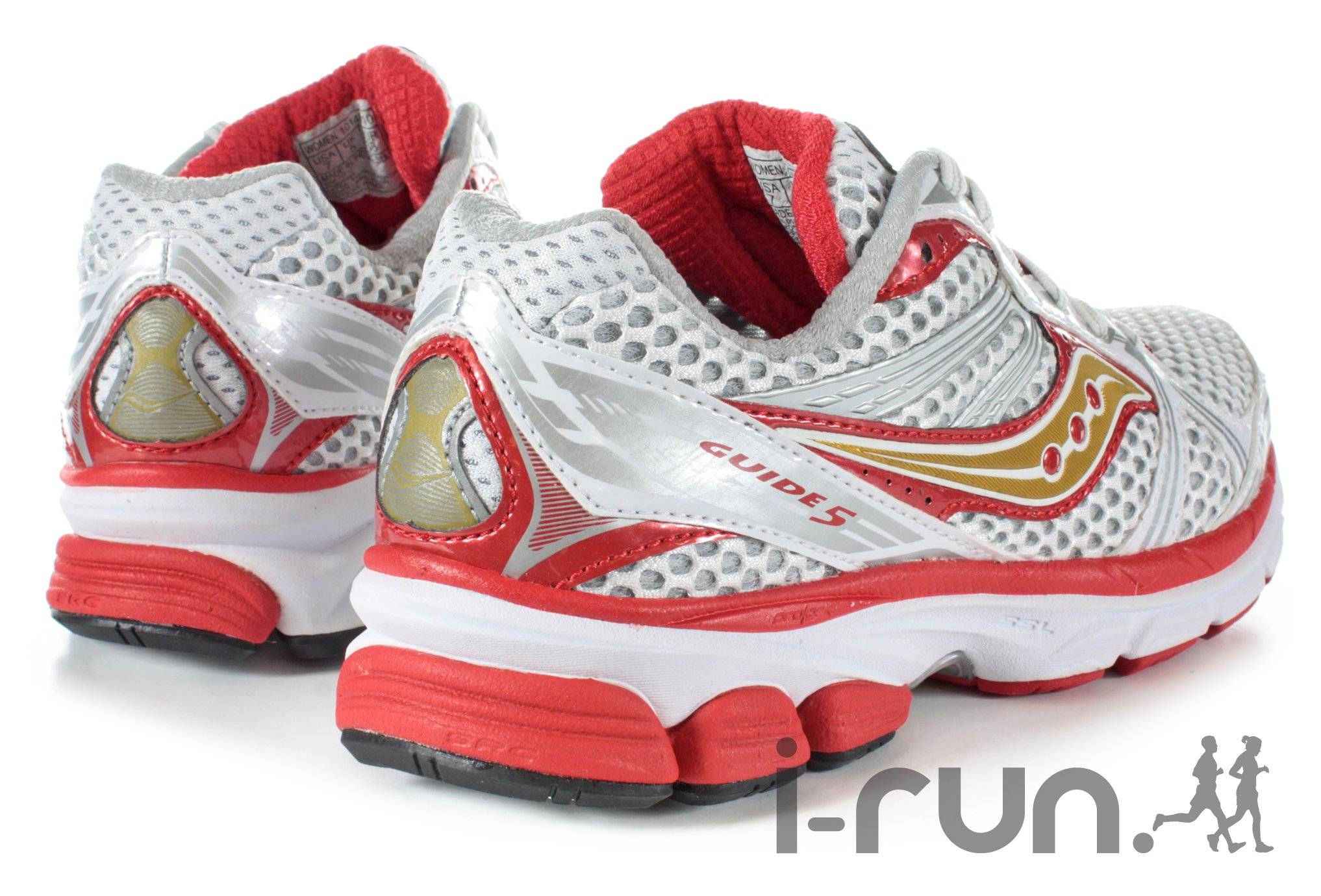 Saucony ProGrid Guide 5 W femme pas cher 10140 10 WHT RED GLD