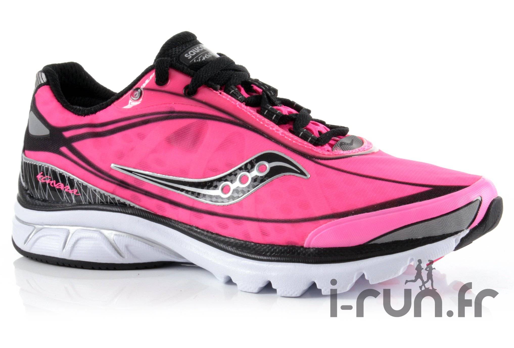 Saucony ProGrid Kinvara Femme rose et noire 