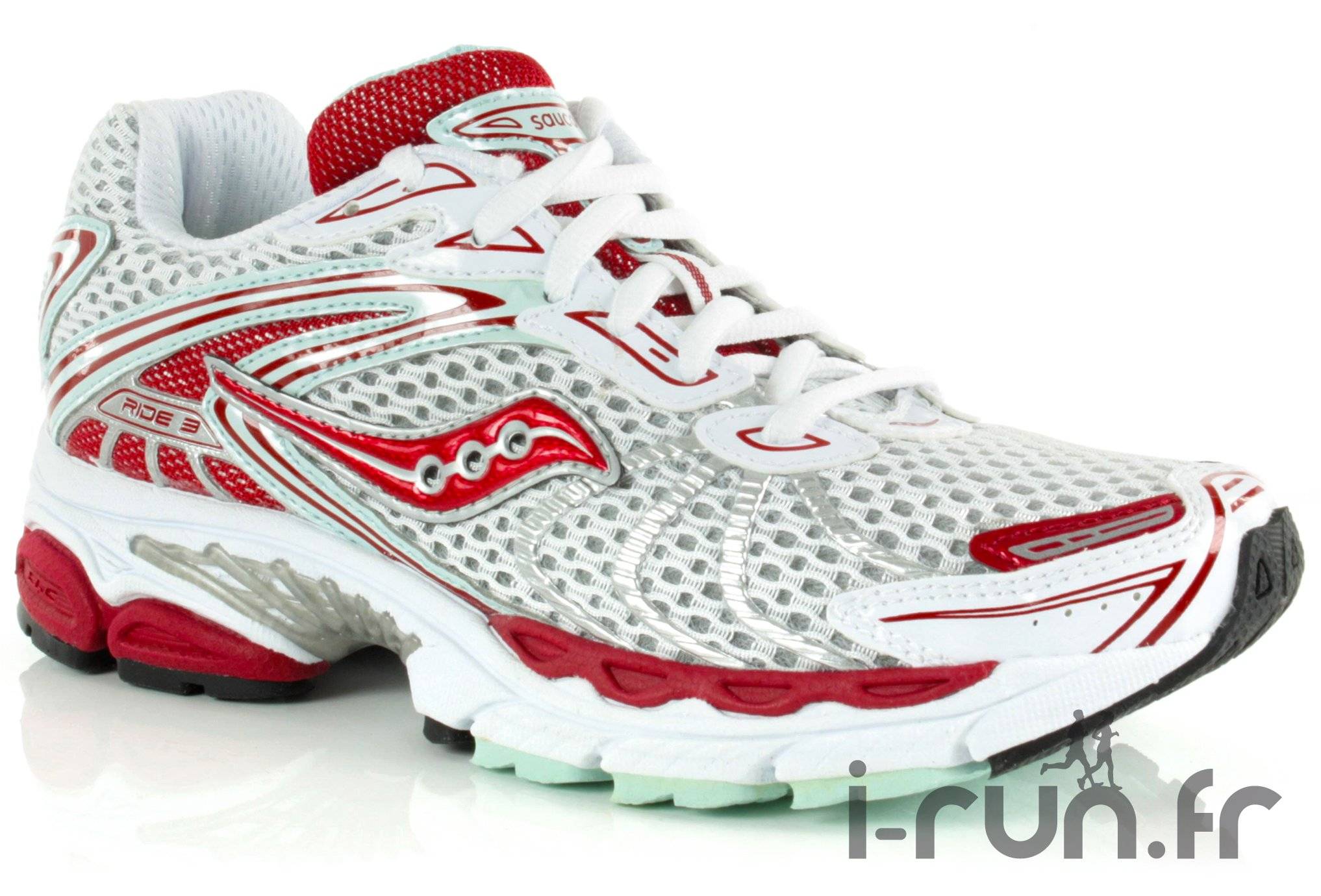 Saucony ProGrid Ride 3 Femme blanc et rouge 