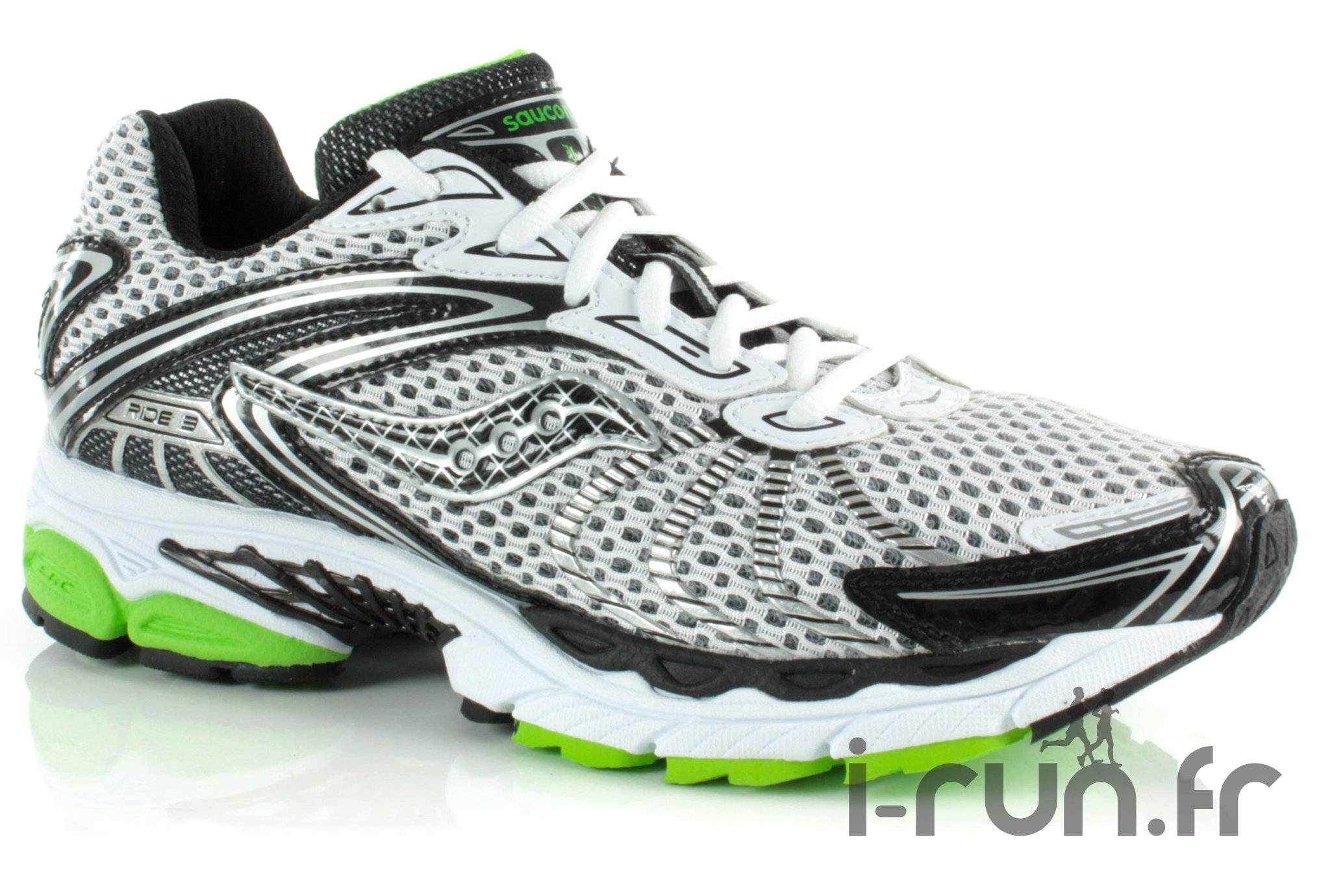 Saucony ProGrid Ride 3 Homme blanc noir et vert 