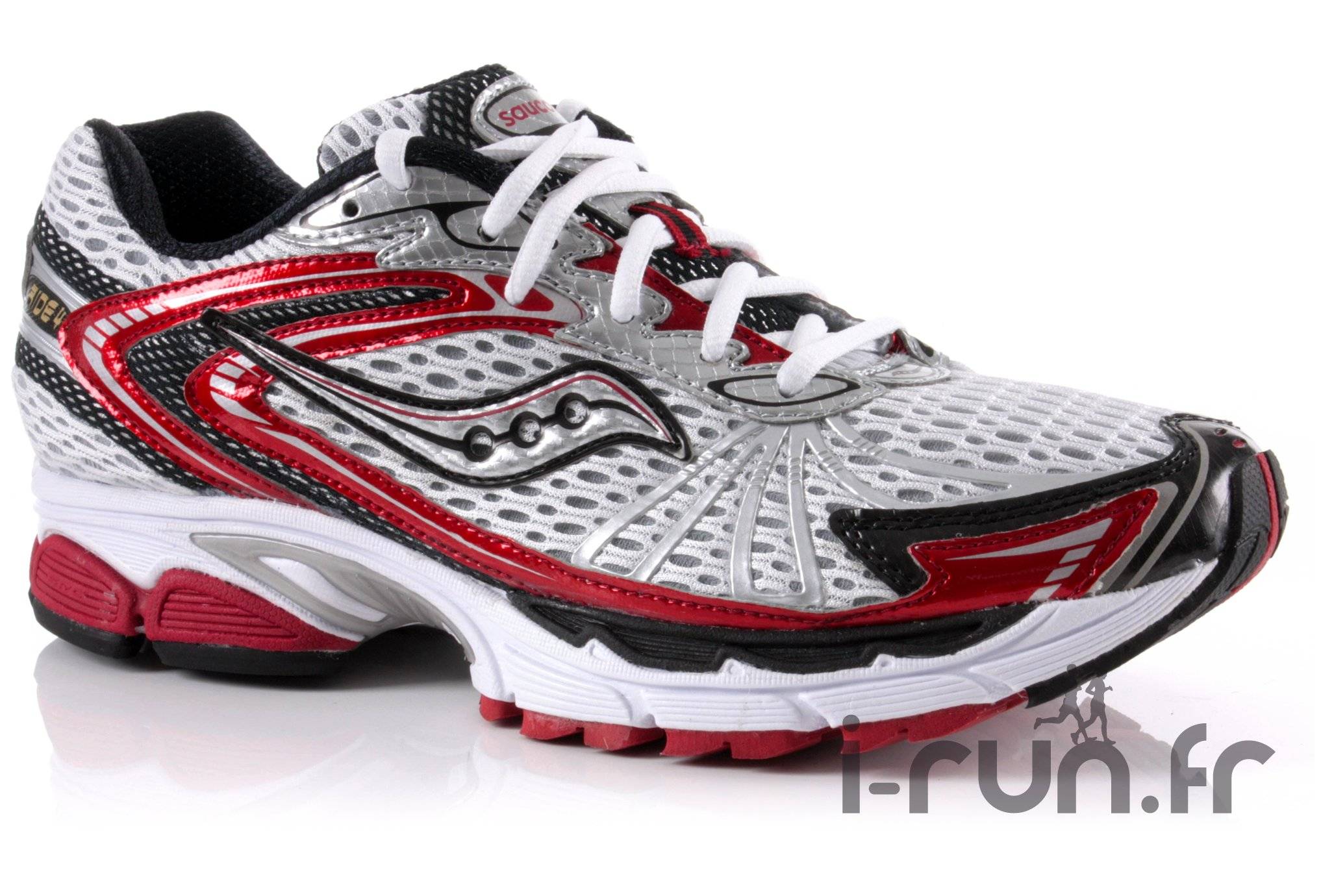 Saucony Progrid Ride 4 Blanche Rouge et Noire 