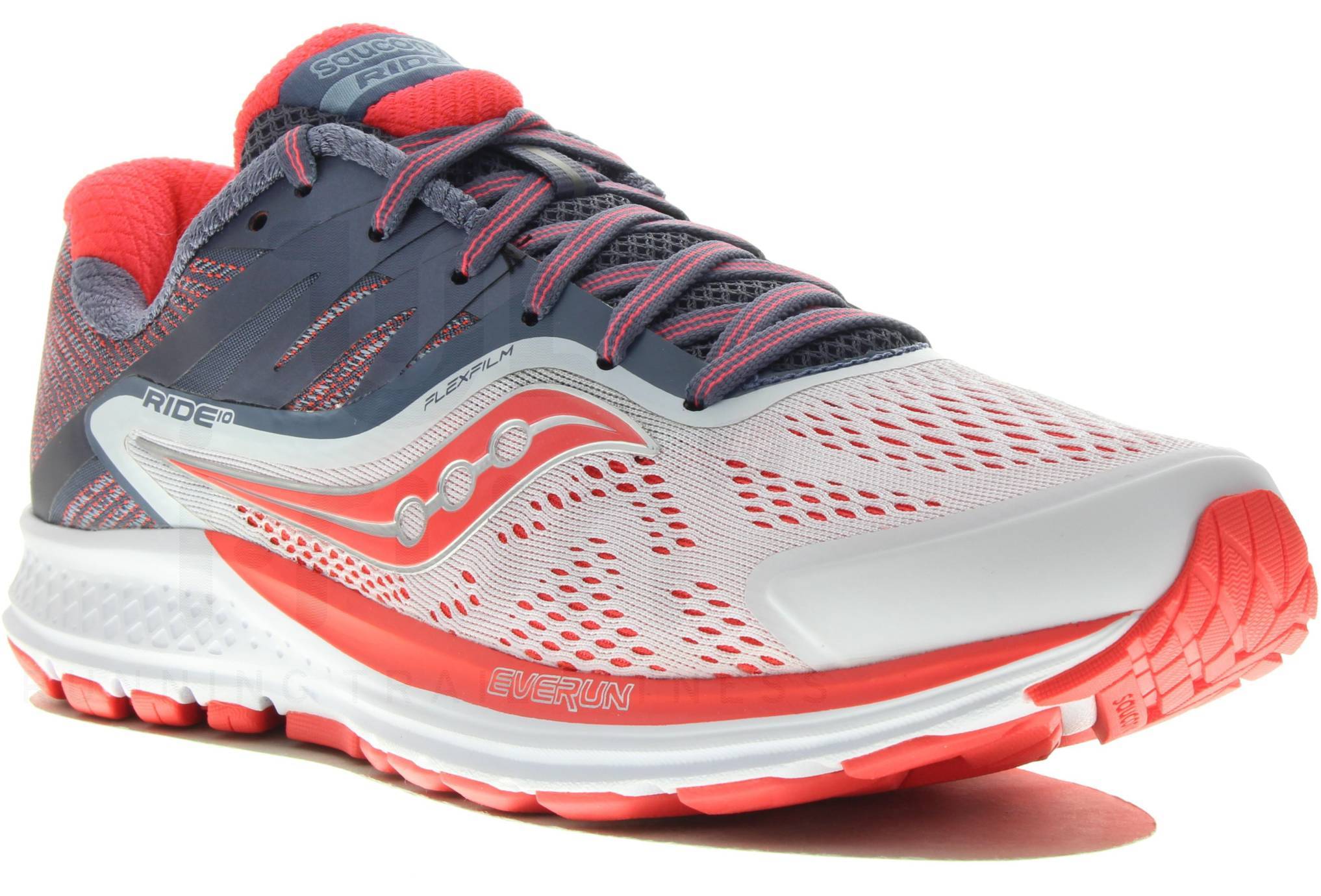 Chaussures De Running Femme Saucony Ride 14 - Taille 37,5 EU (4,5 UK), Violet, Occasion Très Bon état