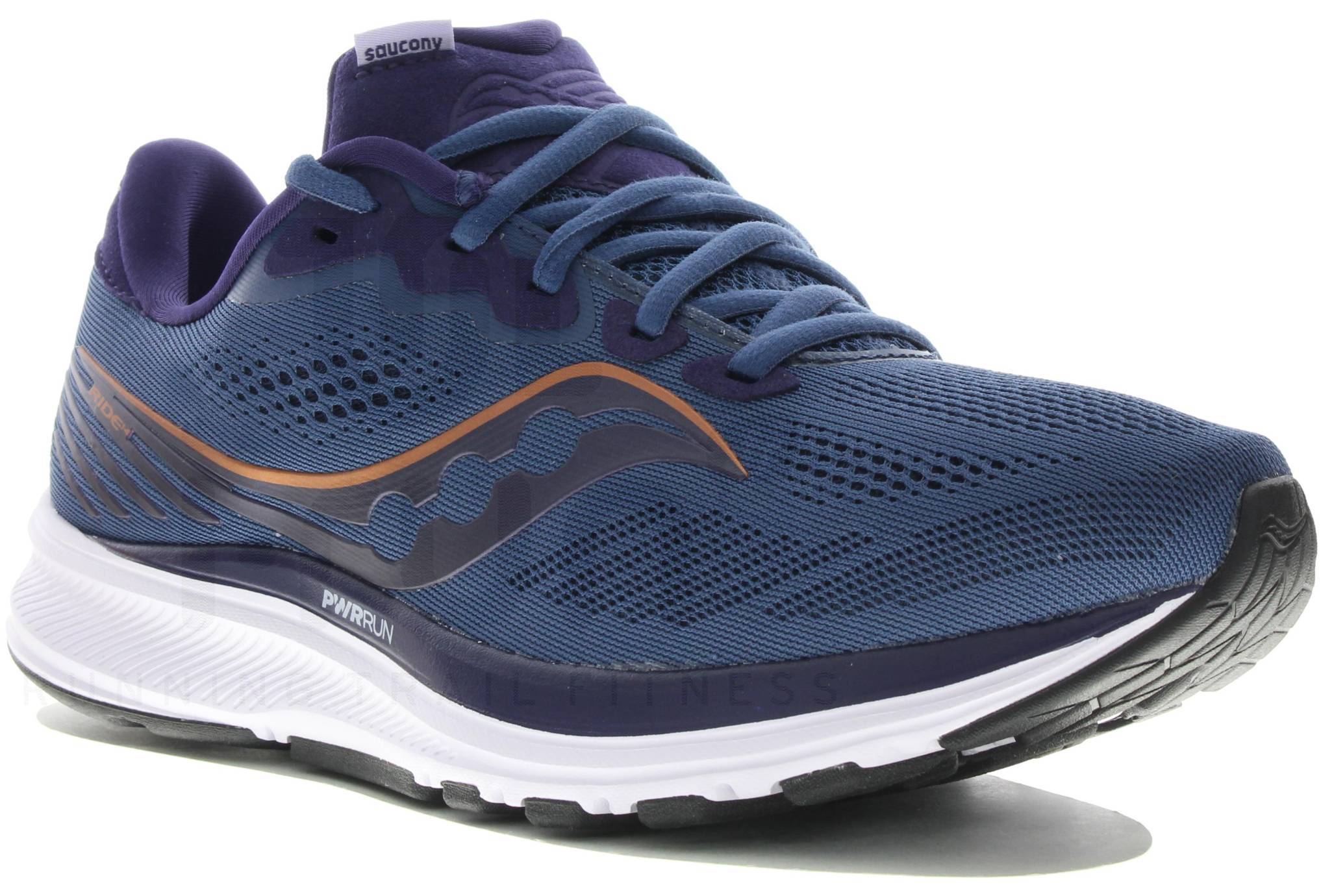 Chaussures De Course Saucony Ride 14 Femme - Amorti Maximal - Textile/Polyuréthane - Différentiel 8mm