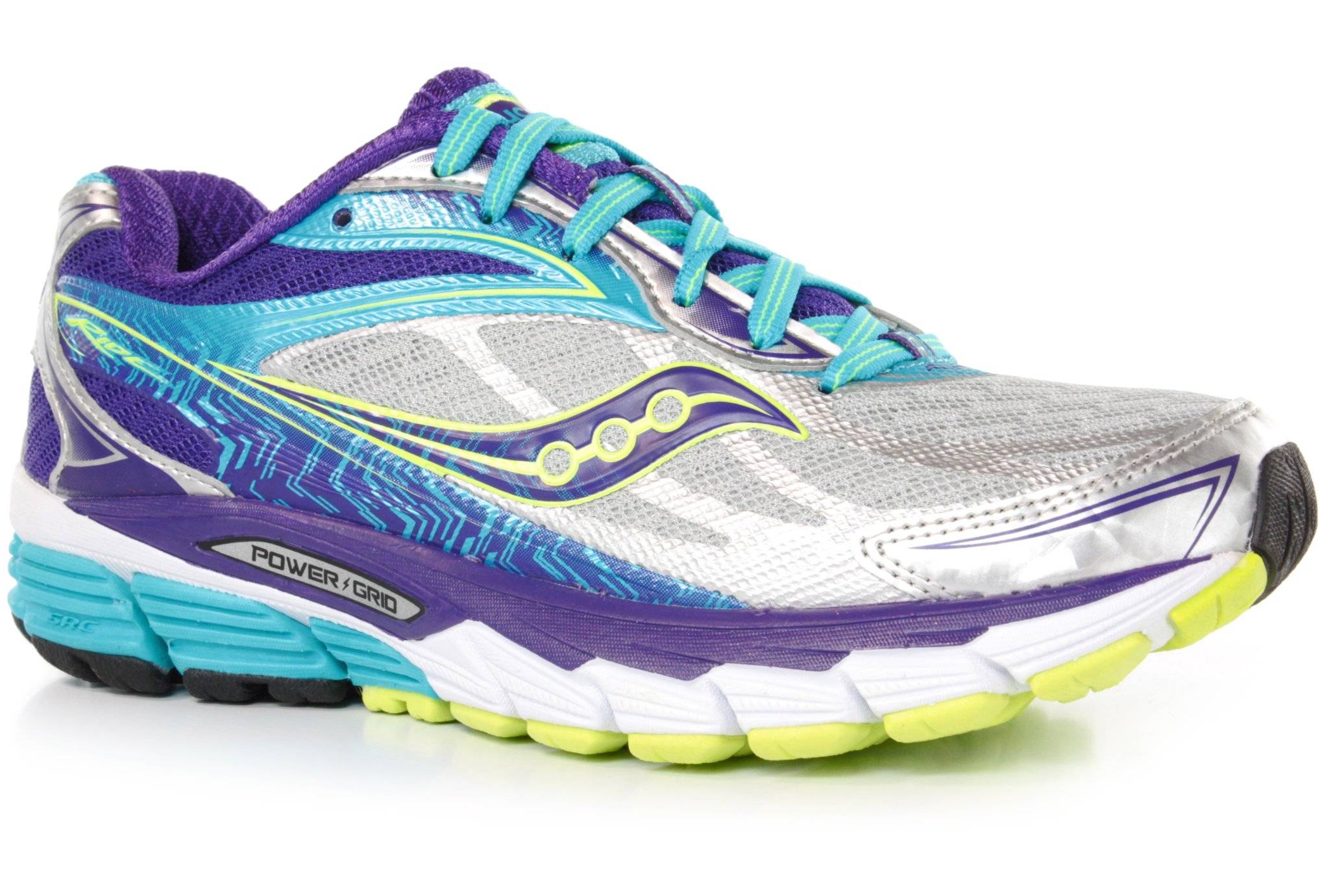 Saucony Ride 8 W femme en destockage 10273 1 SIL PUR BLU