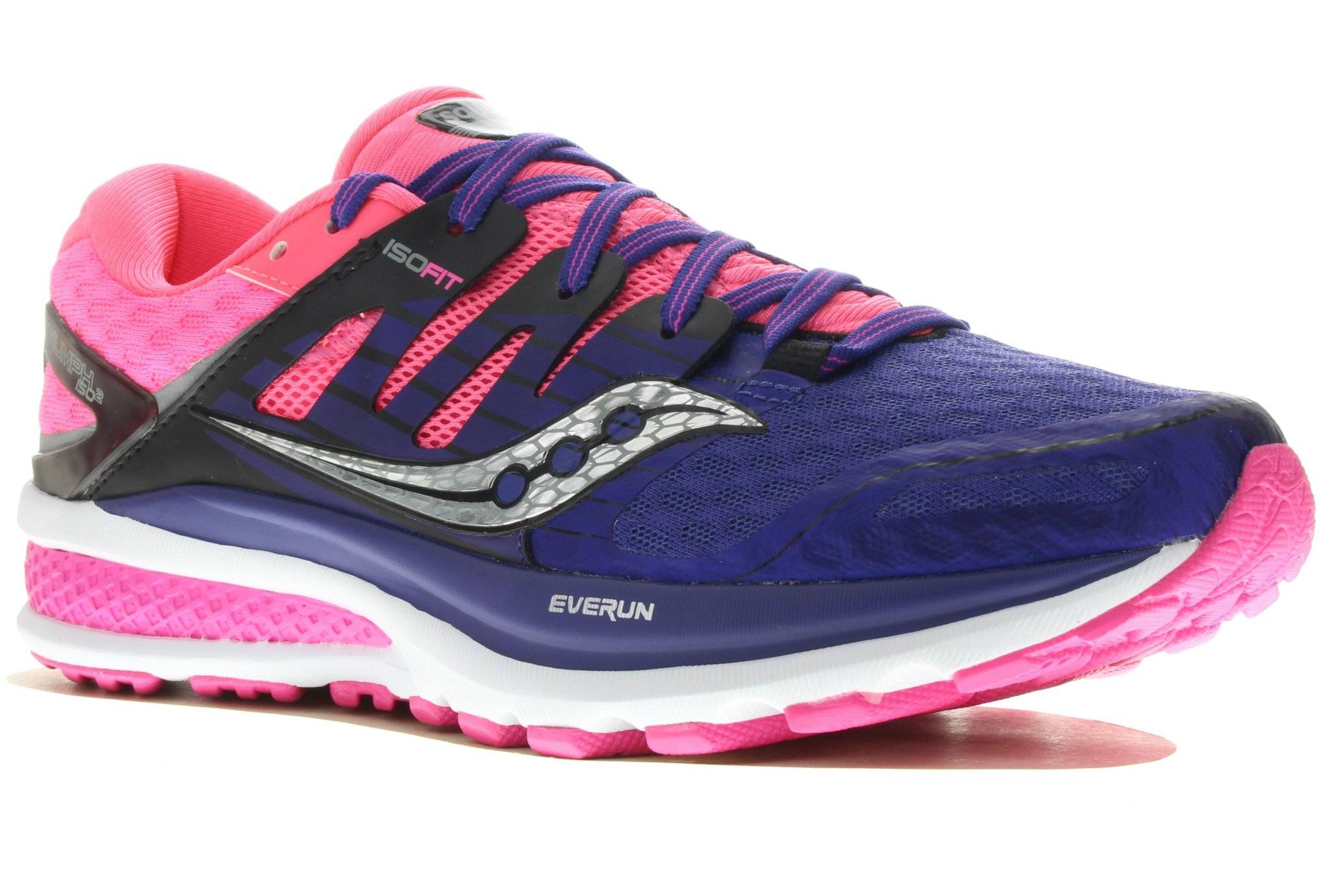 Saucony Triumph ISO 2 W femme en destockage 10290 6 PUR PNK SIL