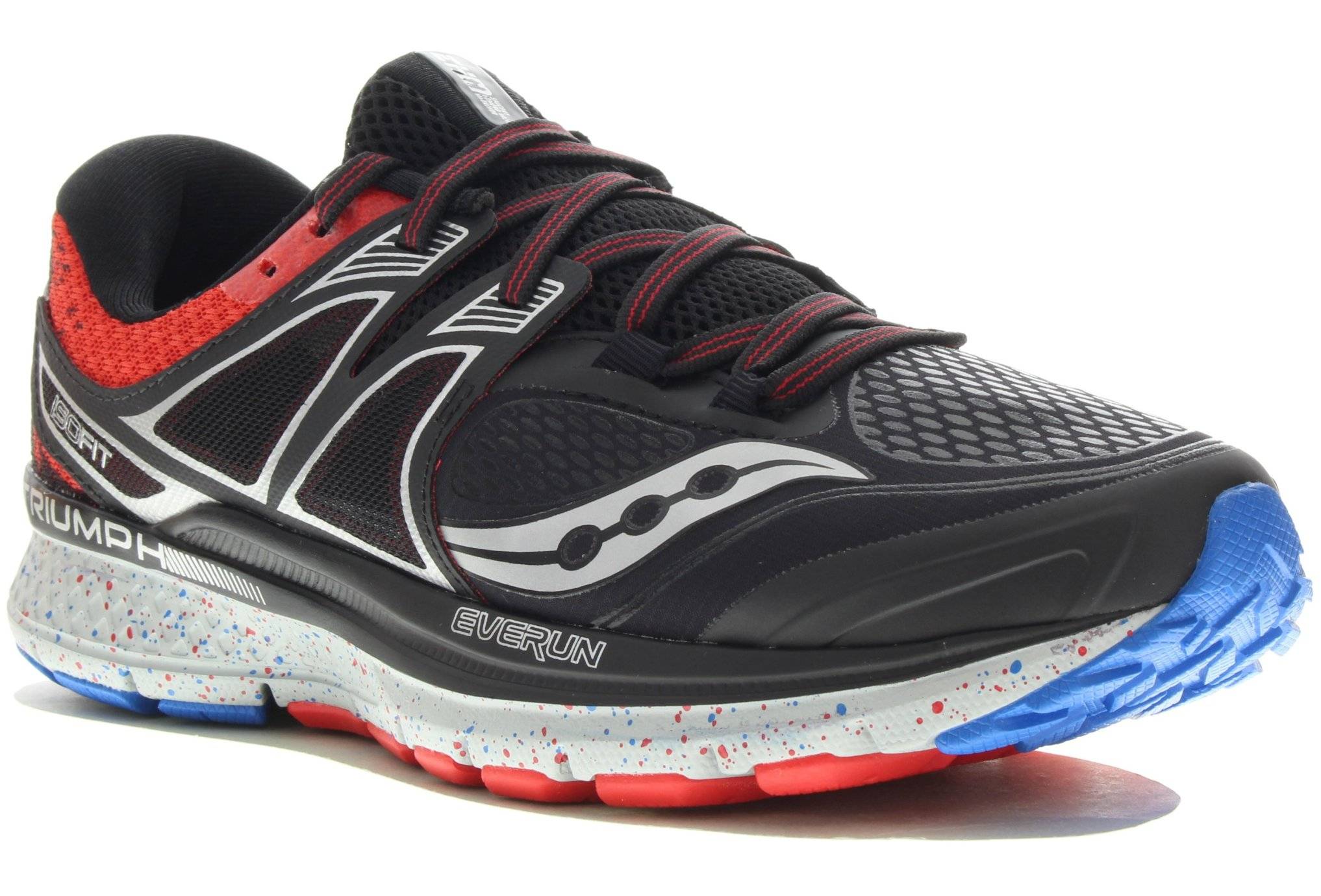 Saucony Triumph ISO 3 W femme pas cher S10346 19 BLK RED