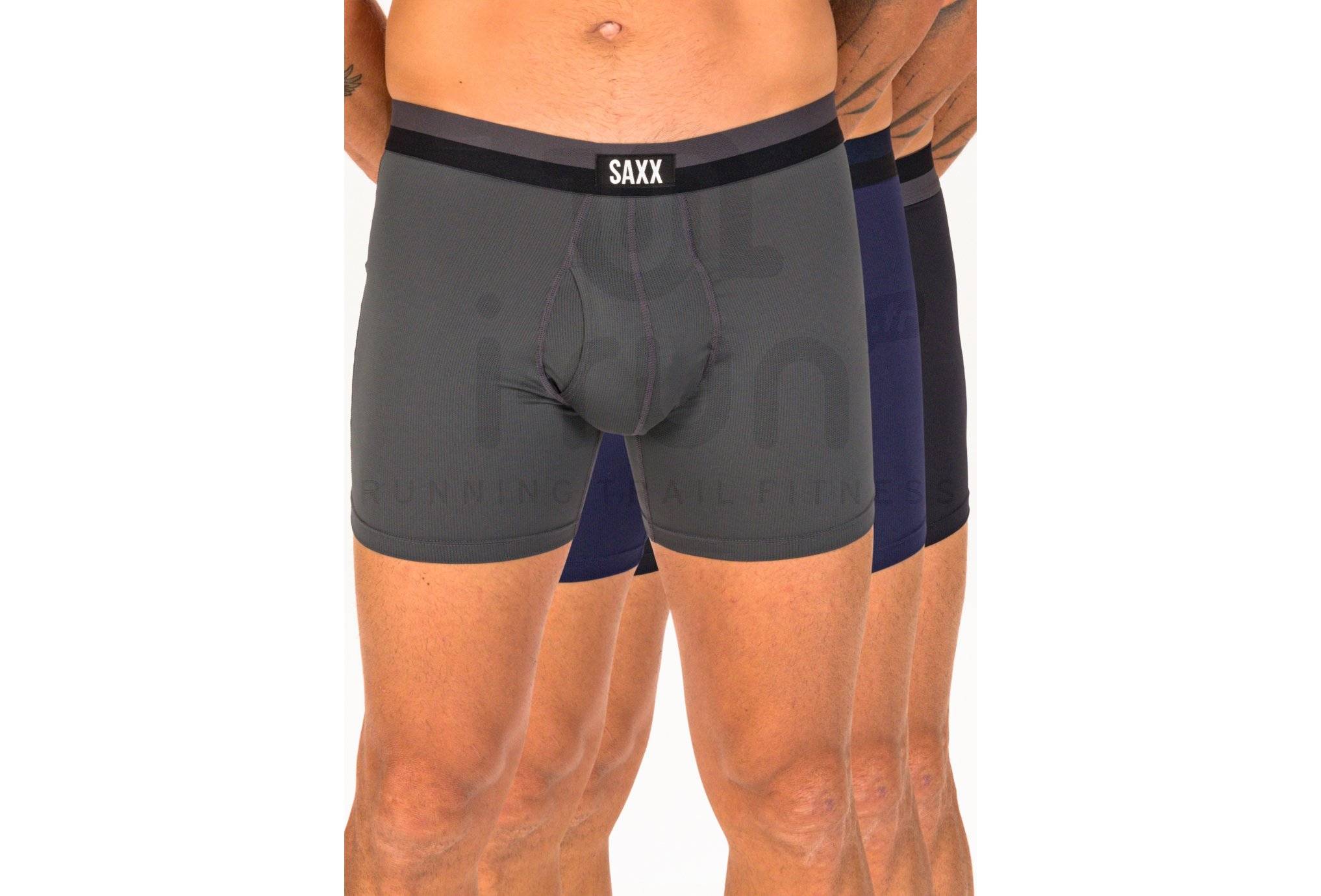 Saxx Lot de boxers Sport Mesh M Sous-vêtements homme pas cher