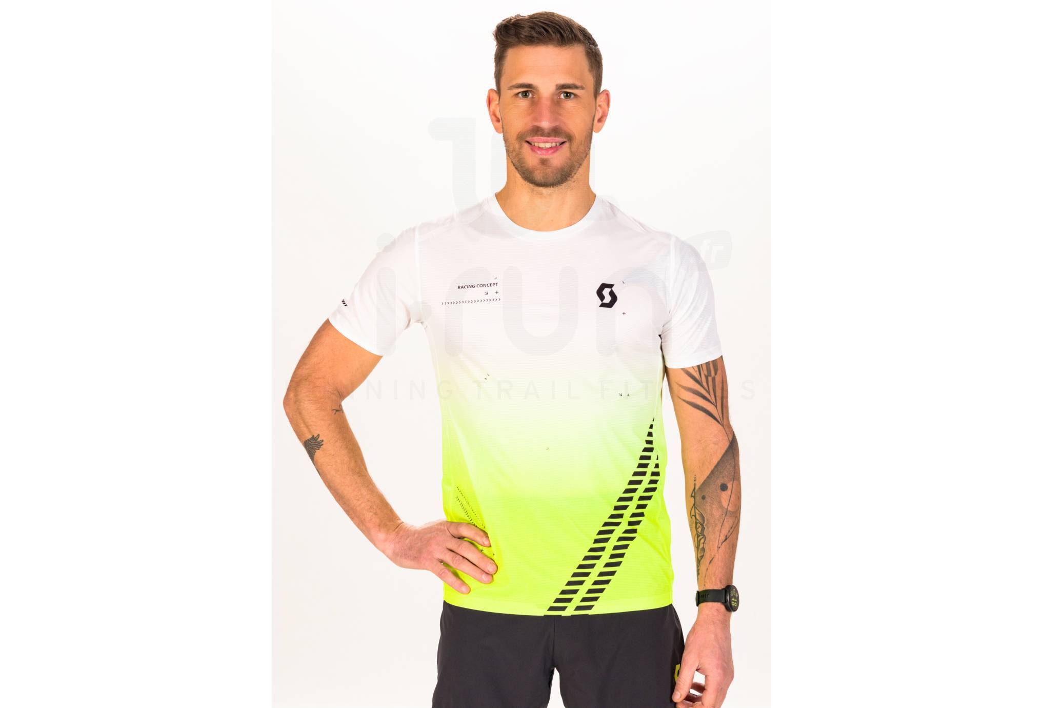 Tee-shirt Racing Team Manches Courtes Rouge - Taille M - Occasion Très Bon état