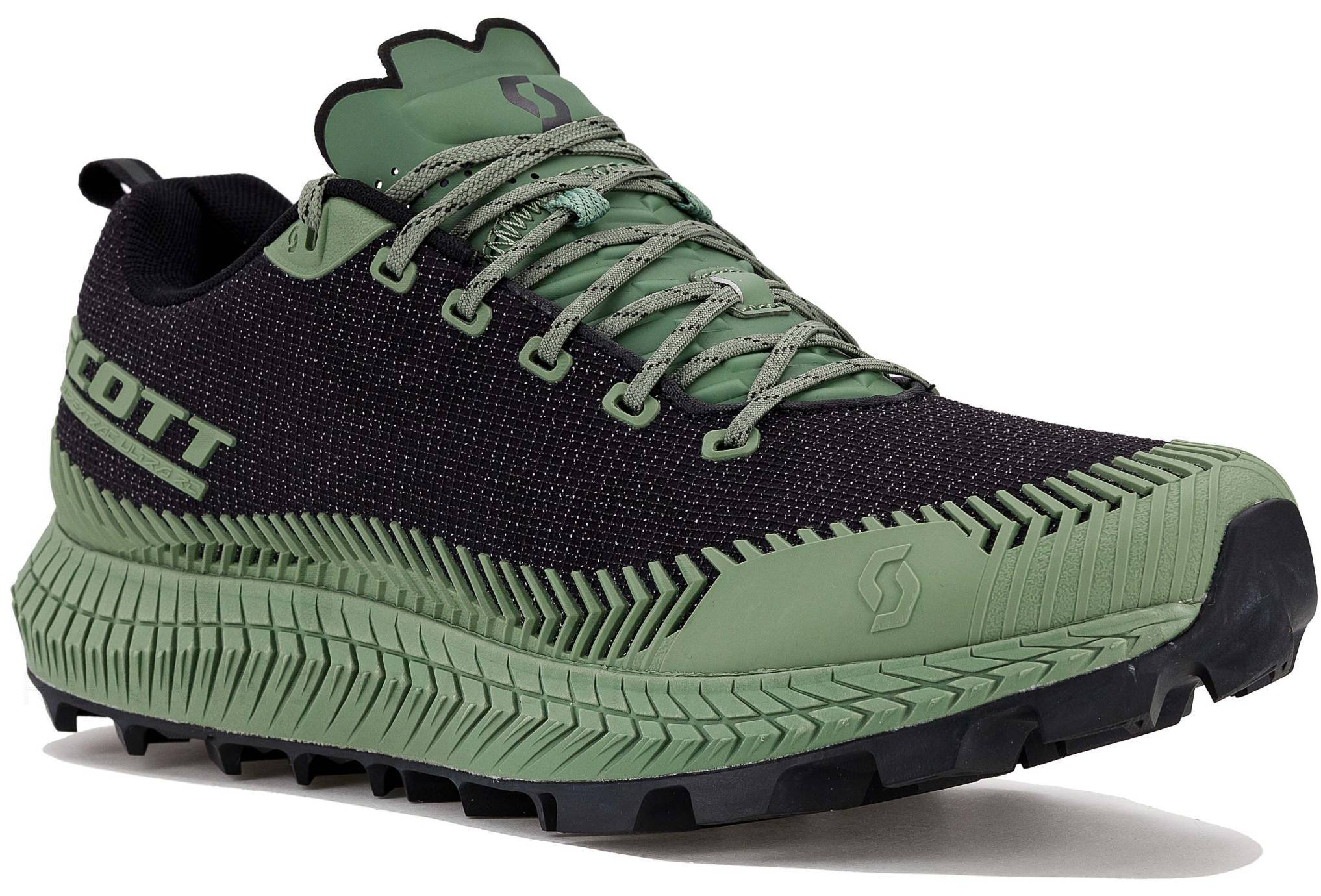 Chaussures Trail Scott Supertrac Ultra RC, Noir/vert, Taille 43 Homme - Neuf Avec étiquettes