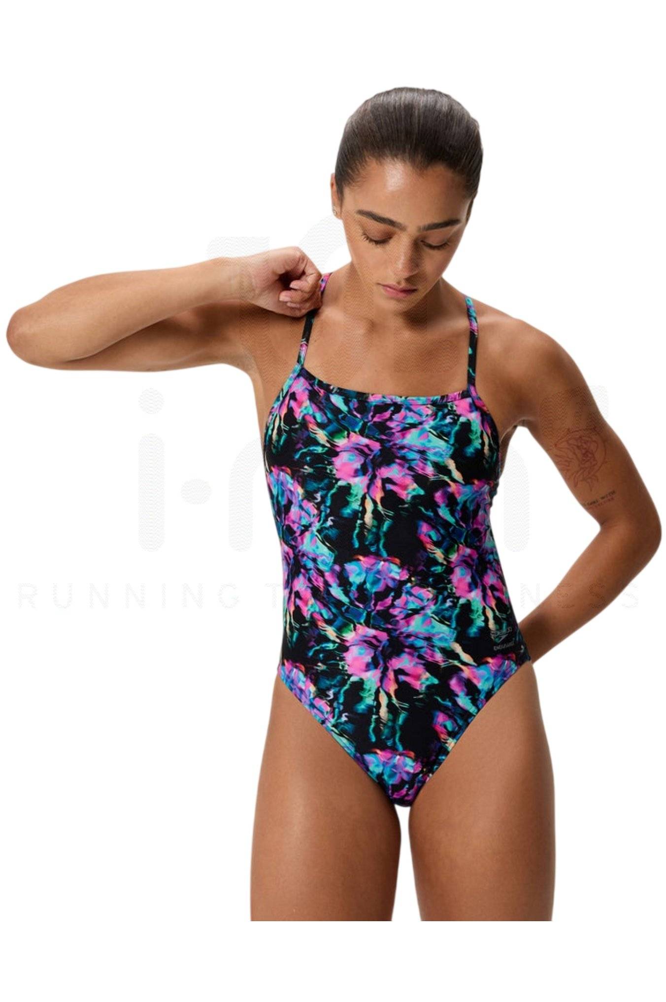 Speedo Solid V-Back 2.0 Printed