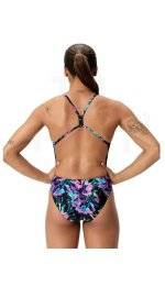 Speedo Solid V-Back 2.0 Printed