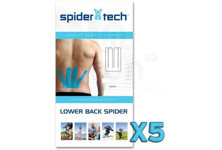 SpiderTech Lombaire - Pack de 5 tapes 