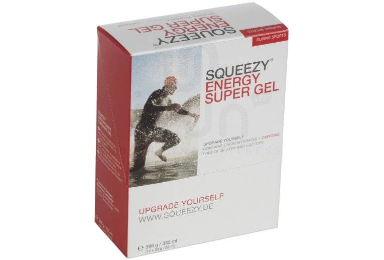 Squeezy Energy Super Citron + Caf�ine 12 x 33 Gr 
