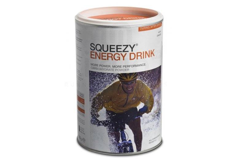 Squeezy Poudre Energy Drink Orange 500 Gr 