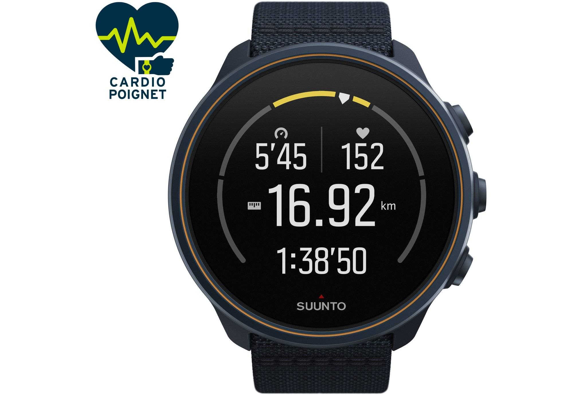 Suunto 9 Baro GPS Sports Watch, Granite Blue Titanium