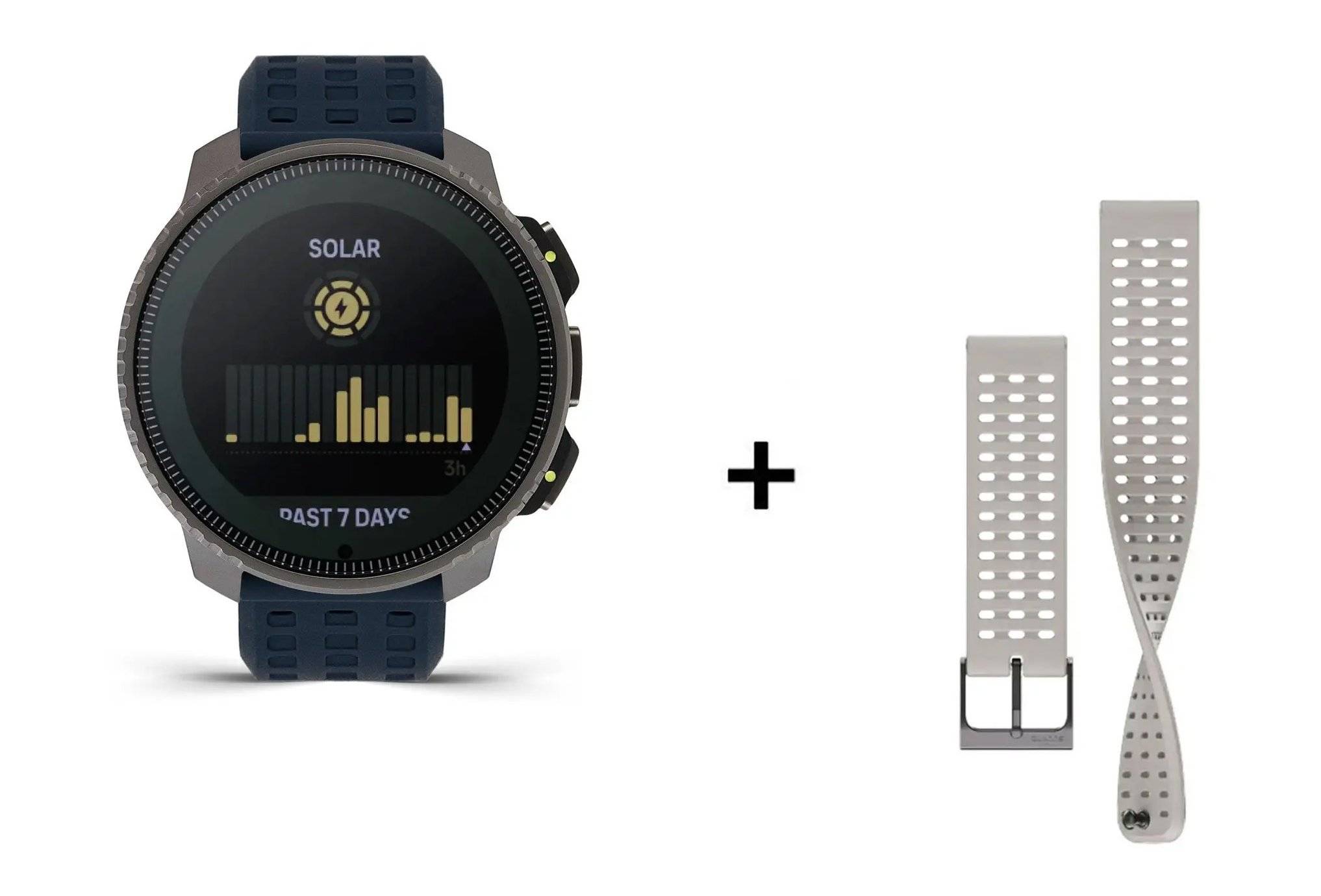 Suunto Vertical Titanium Solar + bracelet Athletic 4 - 22 mm S
