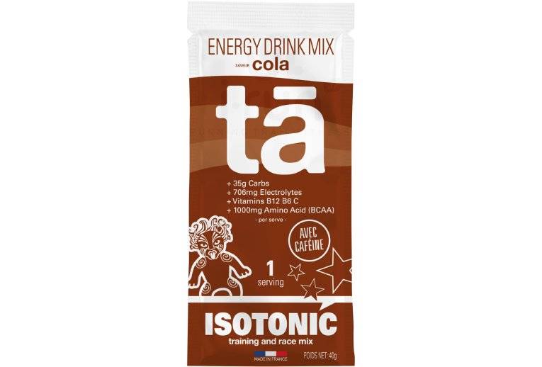 Ta Energy Isotonic Energy Drink Mix - 40 g Cola caf�ine