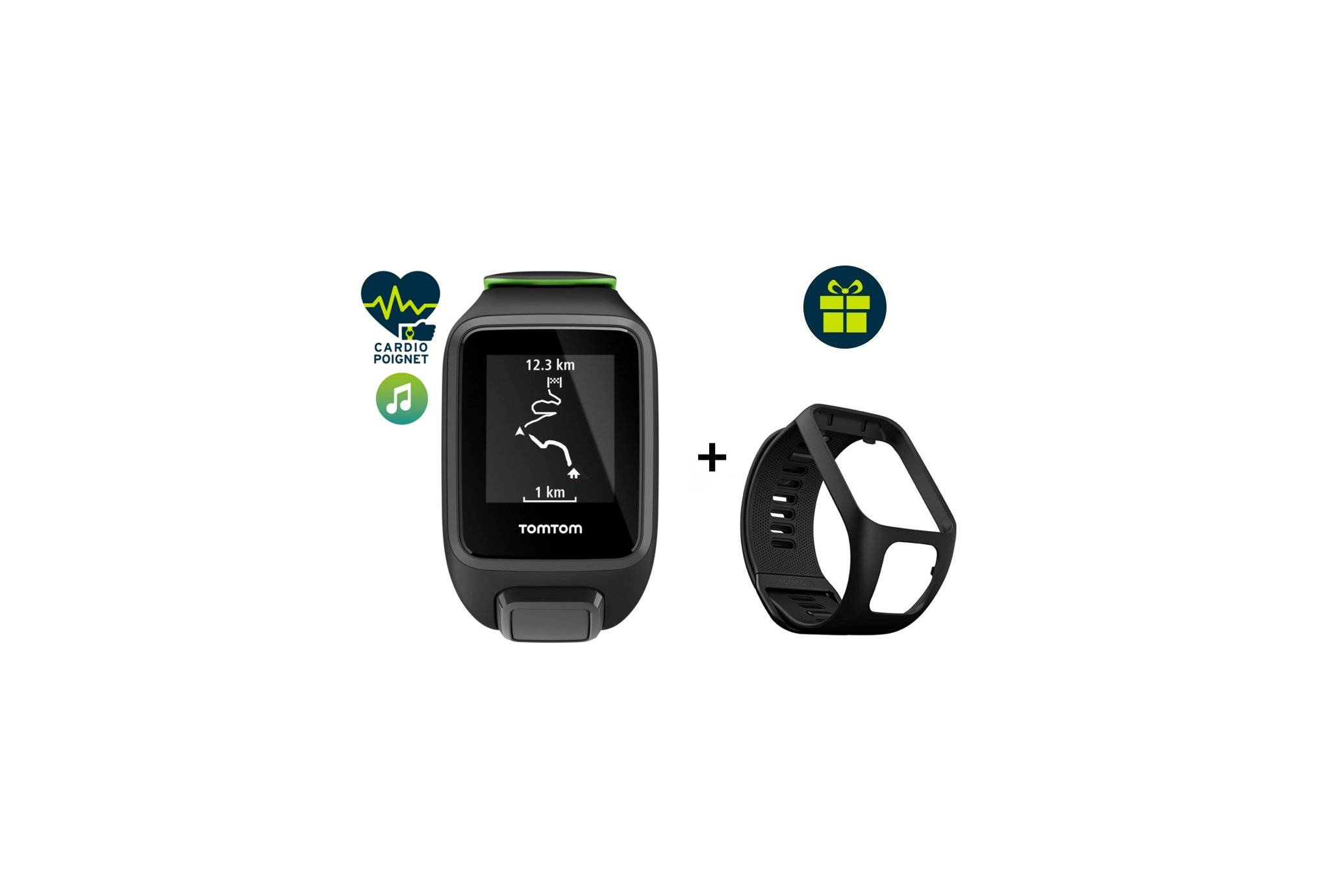 Tomtom runner 3 cardio hot sale large