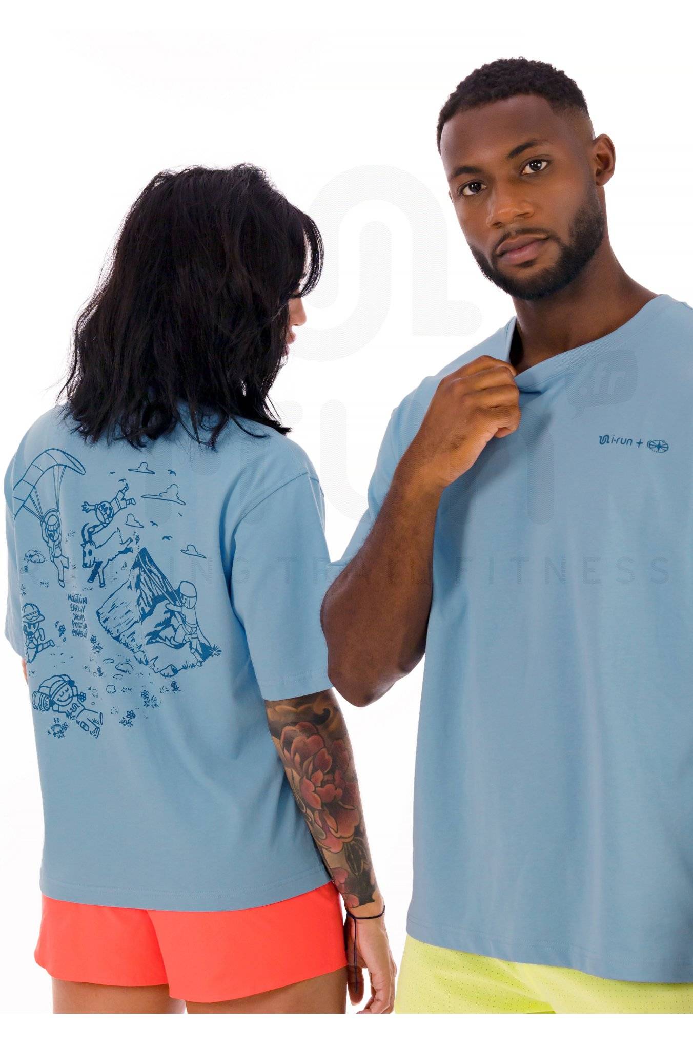 Triple Sphere Tee-shirt Supraw Bleu