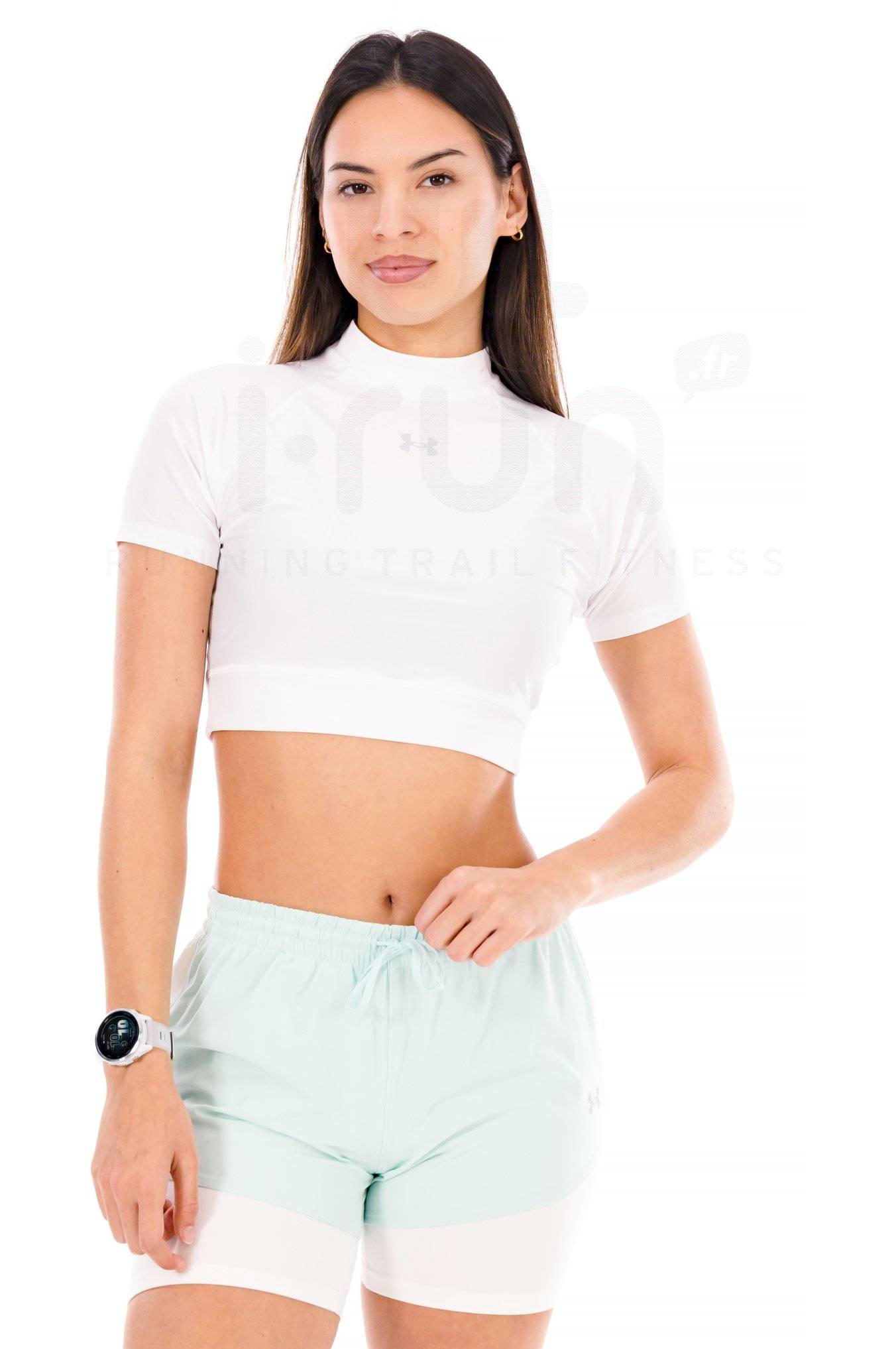 Under Armour HeatGear Crop Mock 