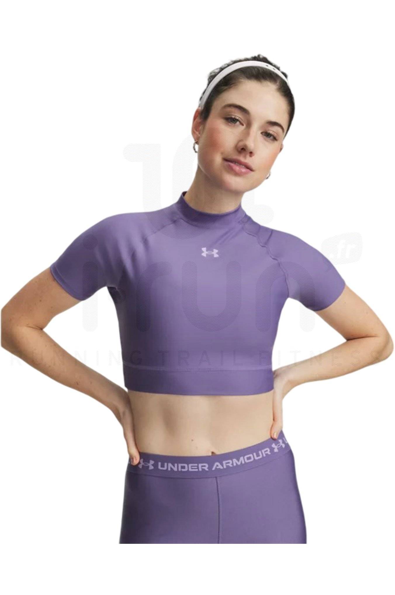 Under Armour HeatGear Crop Mock 