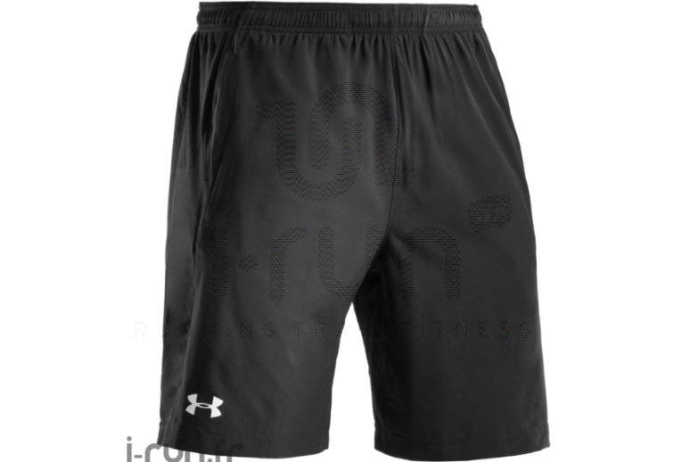 Under Armour Long Short Running Noir 