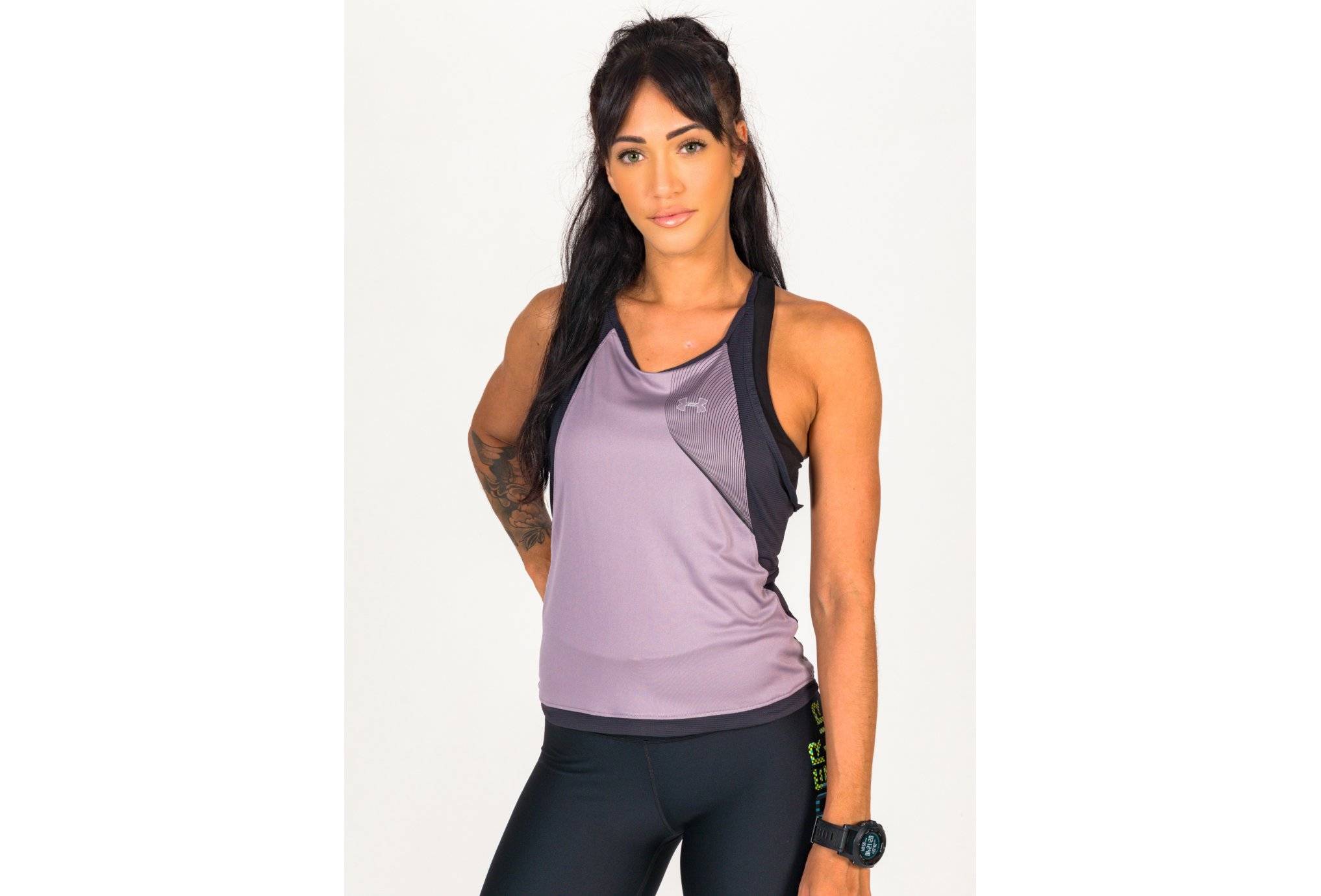 Under Armour Qualifier Iso-Chill W Débardeurs femme pas cher