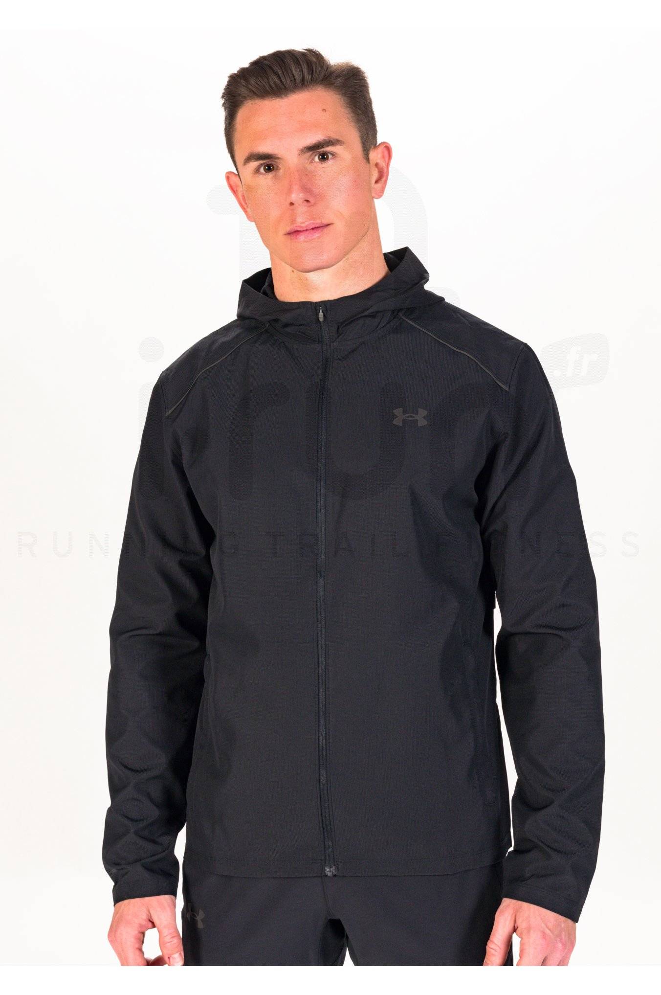 Veste de survêtement Under Armour Running Outrun The Storm Gris