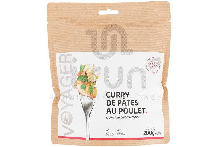 Voyager Curry de ptes au poulet 