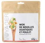 Voyager Wok de nouilles asiatiques et poulet