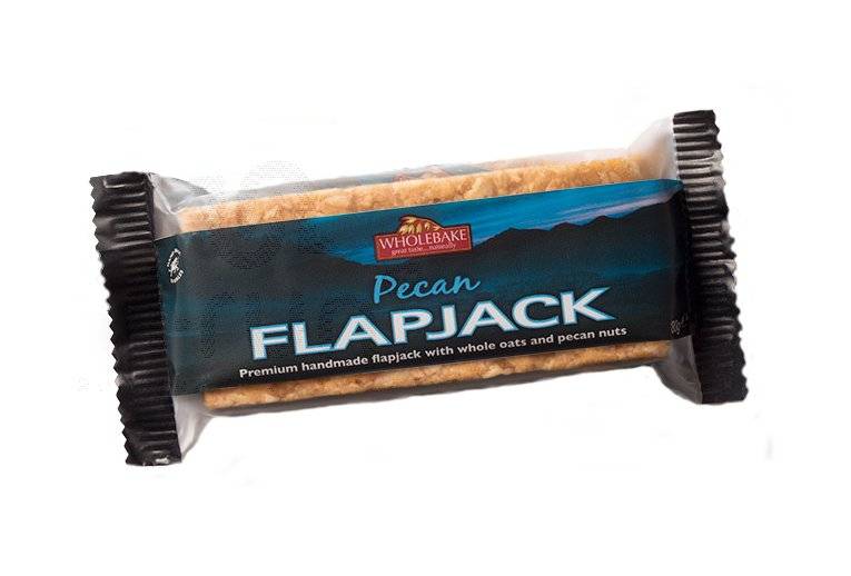 Wholebake Barre FlapJack Noix de Pecan - 80g 