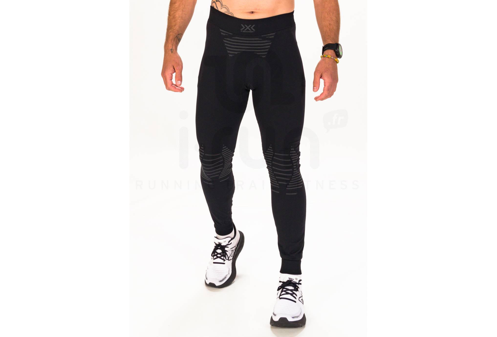 X-BIONIC Invent 4.0 Pantalon Compression Running Homme – Technologie Retina, Thermorégulation 3D, Ultra Léger